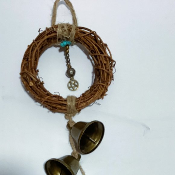 Home Protection Talisman Bells Pentagram Amulet Spiritual Majick Wall… - Picture 1 of 3